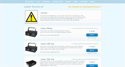 Desktop Screenshot of laser-huren.nl