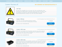 Tablet Screenshot of laser-huren.nl